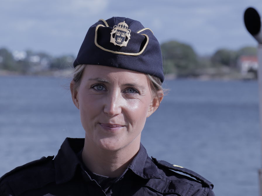 Porträtt av Johanna, kustbevakare
