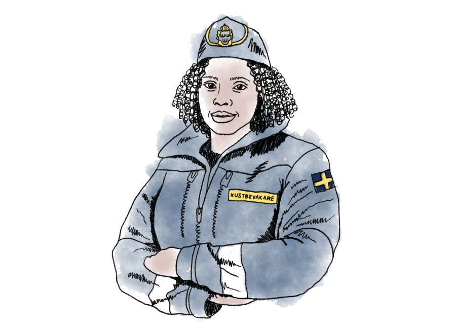 Illustration kustbevakare