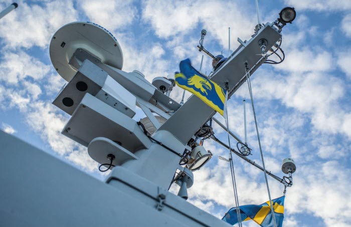 KBV-flagga mot himmel