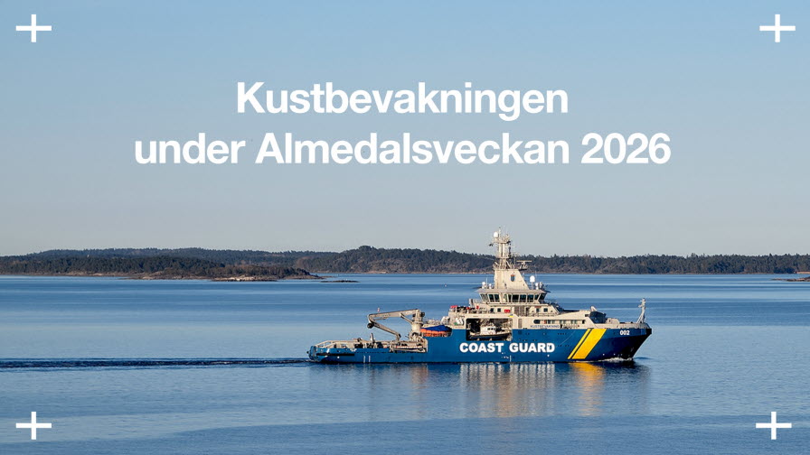 Kustbevakningen Almedalsveckan 2026