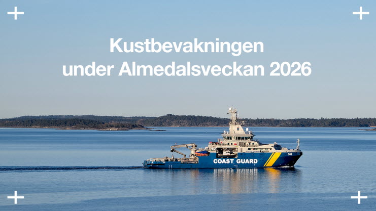 Kustbevakningen Almedalsveckan 2026