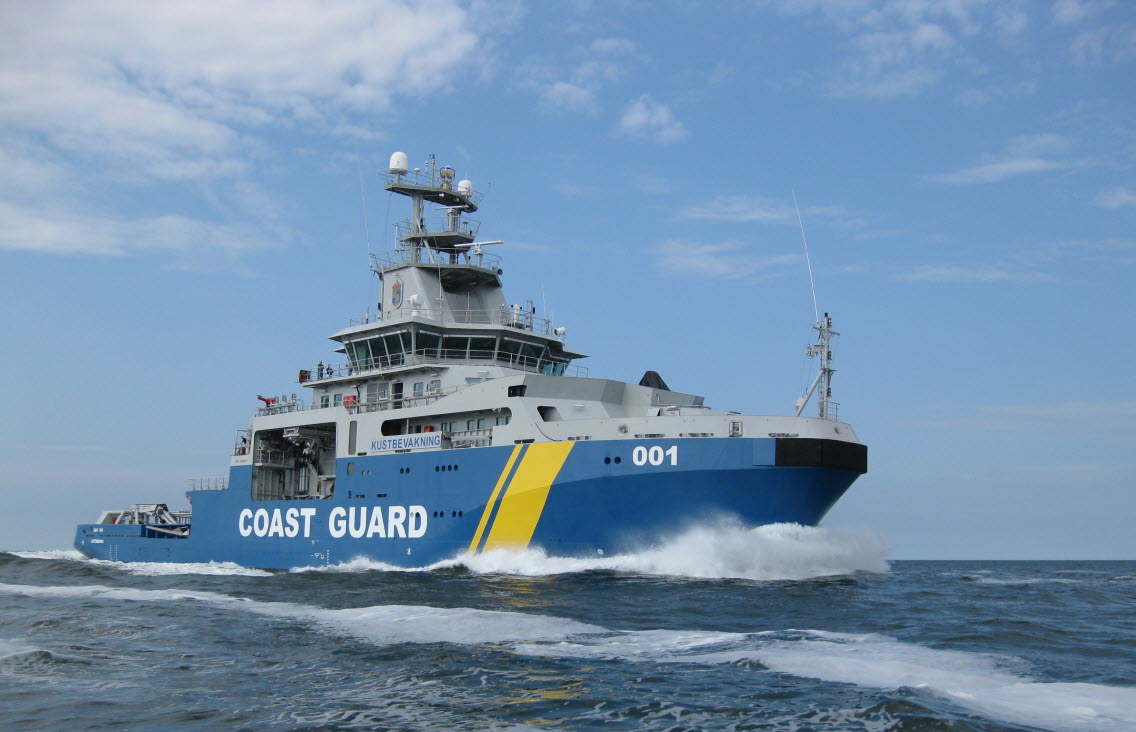 KBV 001 under seatrail på svarta havet
