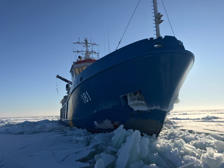 KBV 181 bryter is under forskningsexpedition