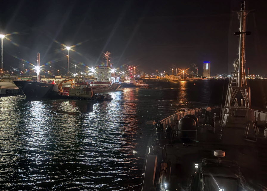 Ali aykin vid kaj i Malmö 5 juni